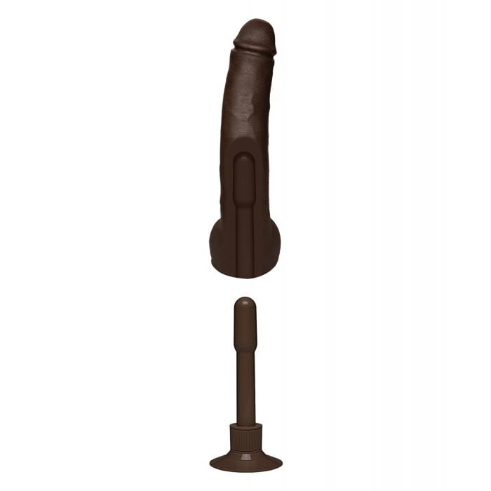 Doc Johnson - Signature Realistic Dildos ULTRASKYN 12" Realistic Dildo Vibrating withVac-U-Lock Suction Cup - Safaree… DJ1206 Durio.sg