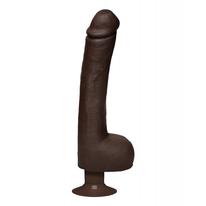 Doc Johnson - Signature Realistic Dildos ULTRASKYN 12" Realistic Dildo Vibrating withVac-U-Lock Suction Cup - Safaree… DJ1206 Durio.sg