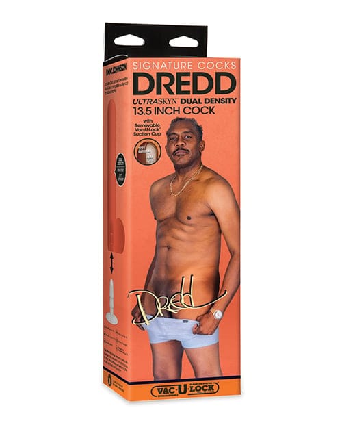 Doc Johnson - Signature Realistic Dildos ULTRASKYN 13.5" Realistic Dildo withRemovable Vac-U-Lock Suction Cup - Dredd DJ1207 Durio.sg
