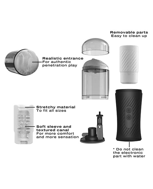 Dorcel - Thrust Blow Automatic Suction Male Masturbator (Black) DC1029 Durio.sg