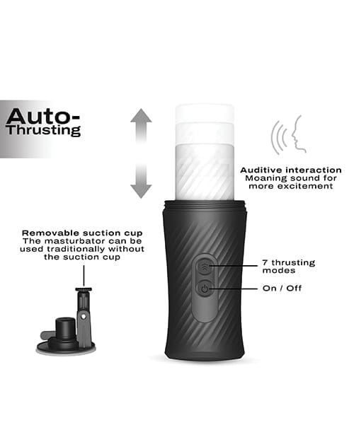 Dorcel - Thrust Blow Automatic Suction Male Masturbator (Black) DC1029 Durio.sg