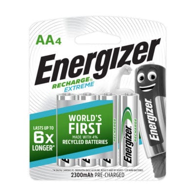 Energizer - Recharge Extreme NH15E Recharged AA Batteries Value Pack (2300 mAh) - Durio.sg.sg