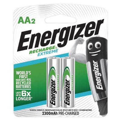 Energizer - Recharge Extreme NH15E Recharged AA Batteries Value Pack (2300 mAh) - Durio.sg.sg