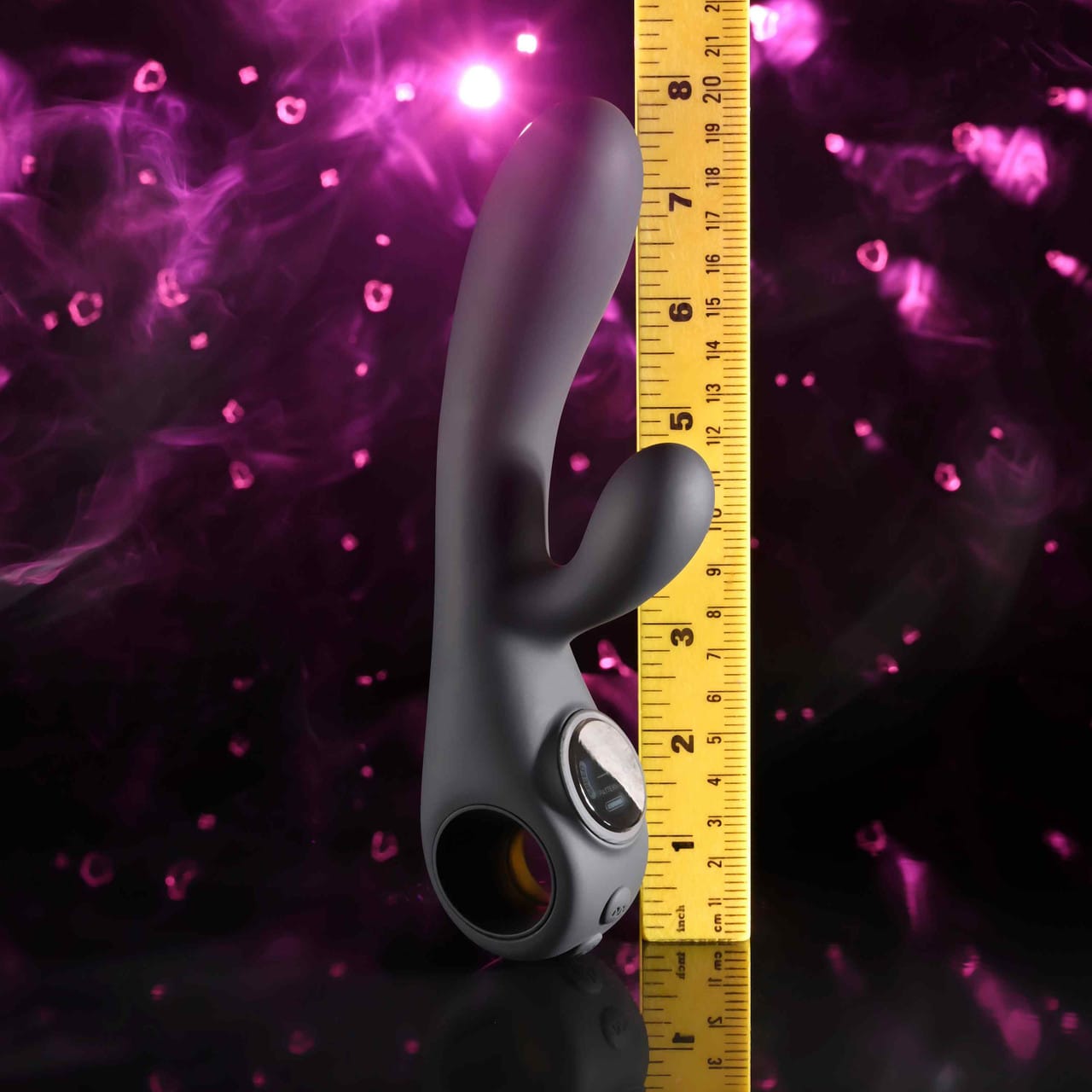 Evolved - Black Magic Rechargeable Dual-Stimulation Vibrator (Black) EV1218 Durio.sg