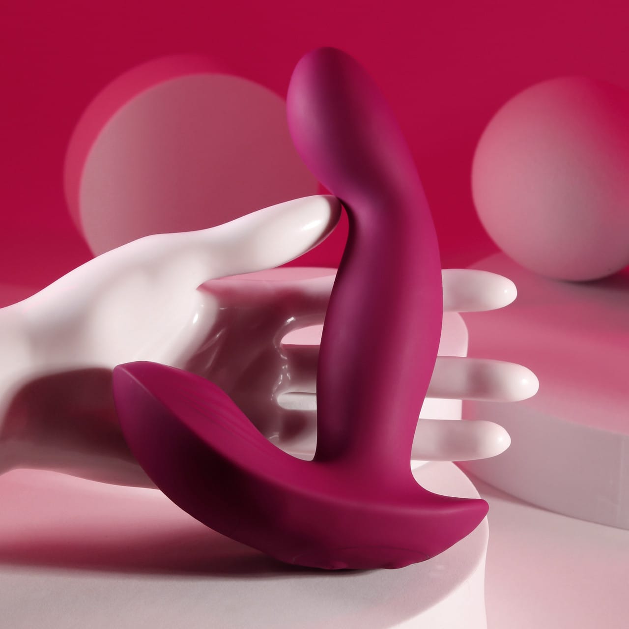 Evolved - Come On Over Remote-Controlled Rechargeable G-Spot Vibrator (Red) EV1212 Durio.sg