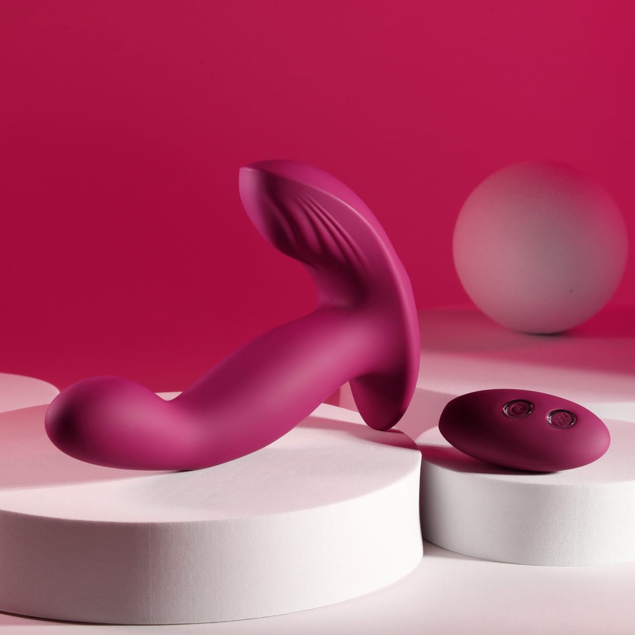 Evolved - Come On Over Remote-Controlled Rechargeable G-Spot Vibrator (Red) EV1212 Durio.sg