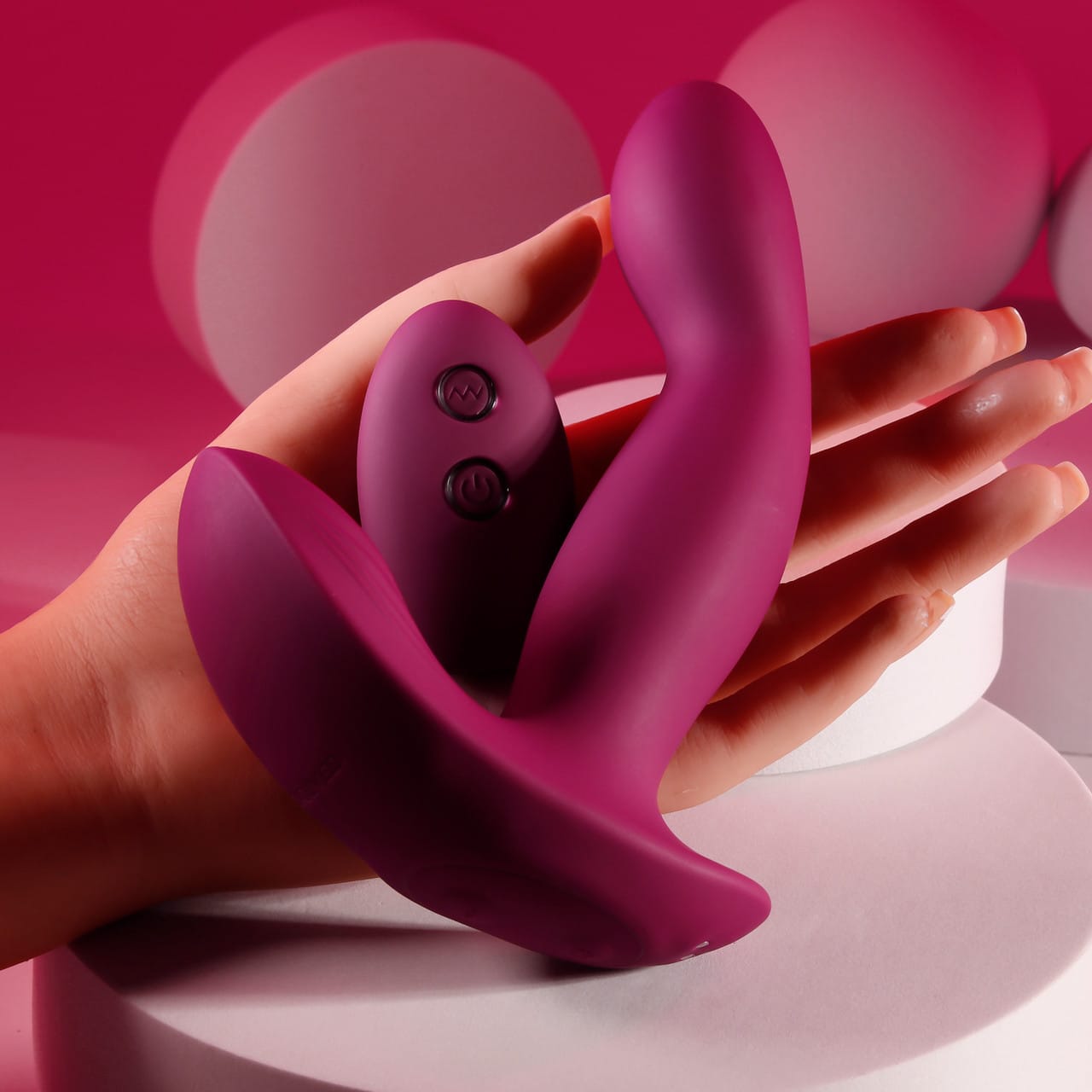 Evolved - Come On Over Remote-Controlled Rechargeable G-Spot Vibrator (Red) EV1212 Durio.sg
