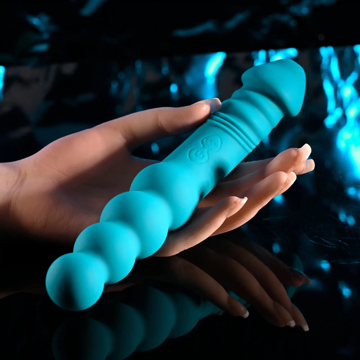 Evolved - Flip Flop Double-Ended Rechargeable Vibrator (Green) EV1210 Durio.sg