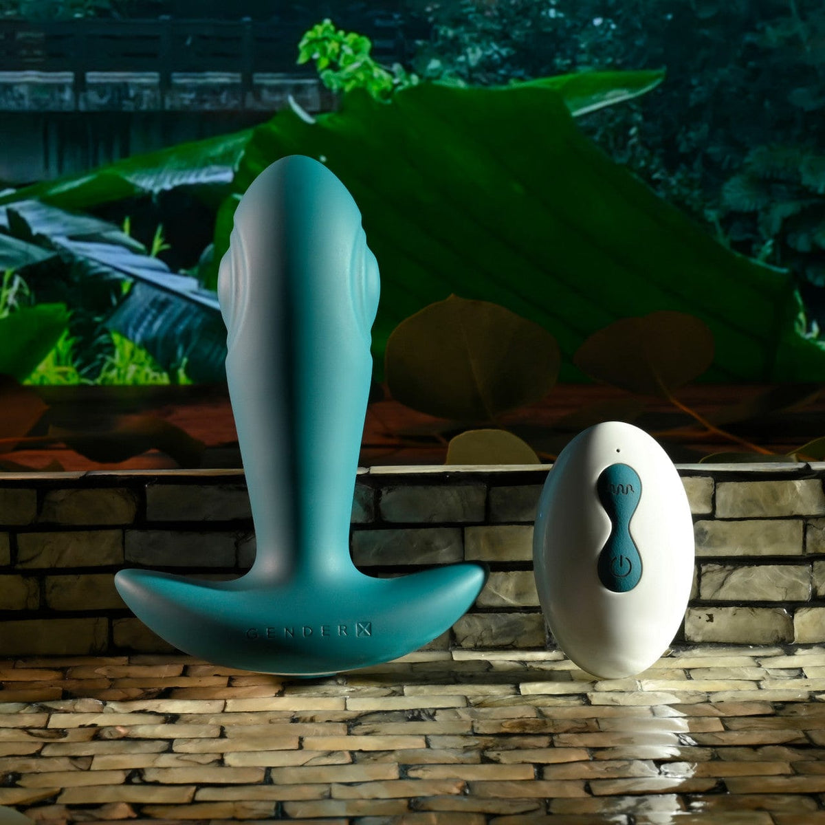 Evolved - Gender X Tunnel Tapper Remote Control Anal Plug (Teal) EV1169 Durio.sg
