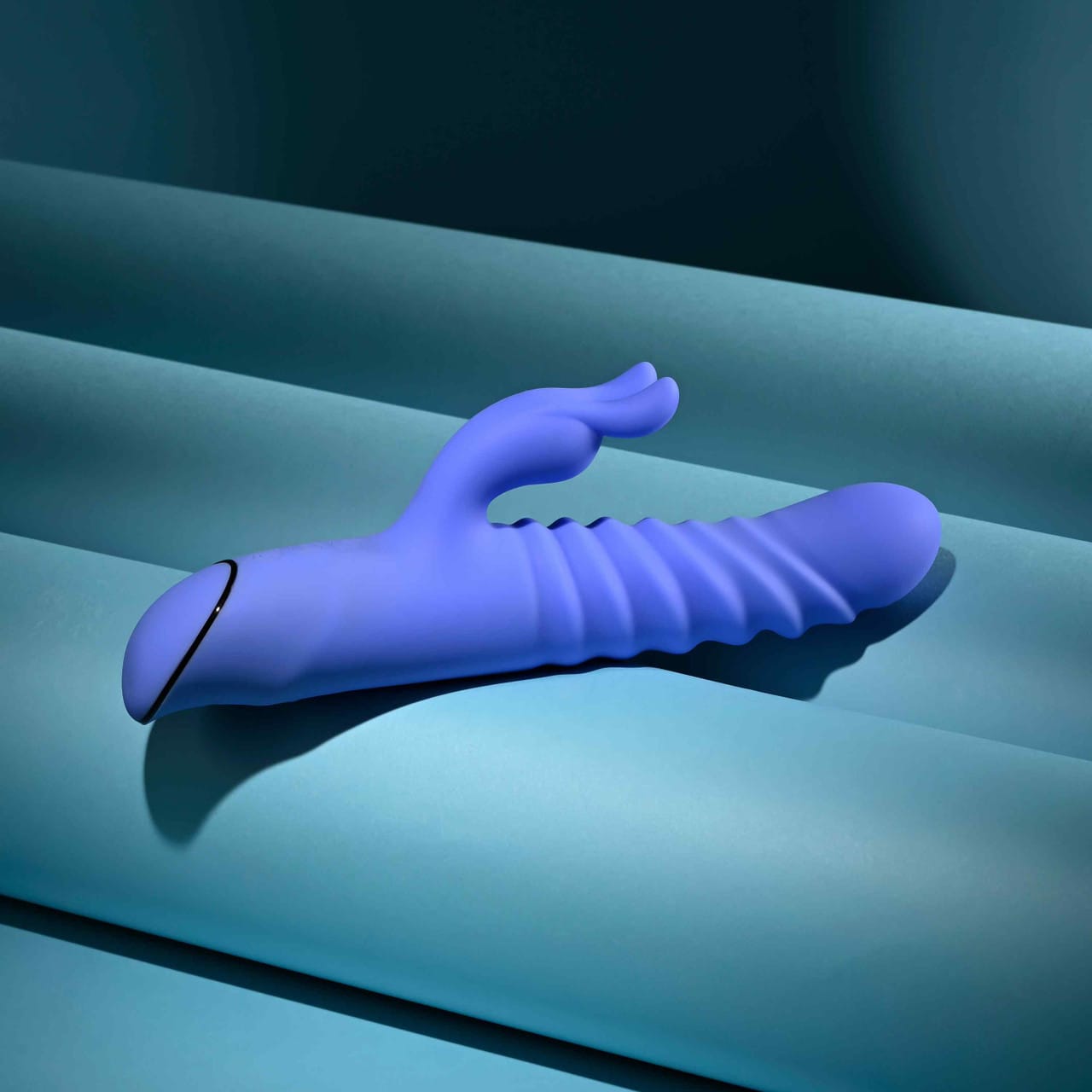 Evolved - Knock Knock Rechargeable Rabbit Vibrator (Blue) EV1219 Durio.sg