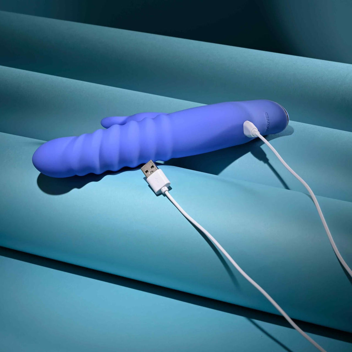 Evolved - Knock Knock Rechargeable Rabbit Vibrator (Blue) EV1219 Durio.sg