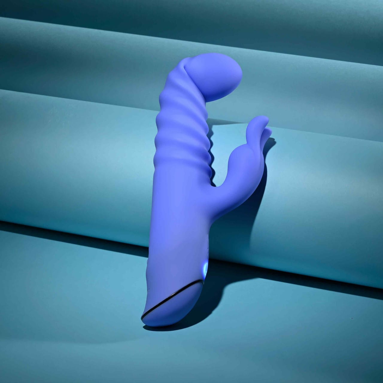 Evolved - Knock Knock Rechargeable Rabbit Vibrator (Blue) EV1219 Durio.sg