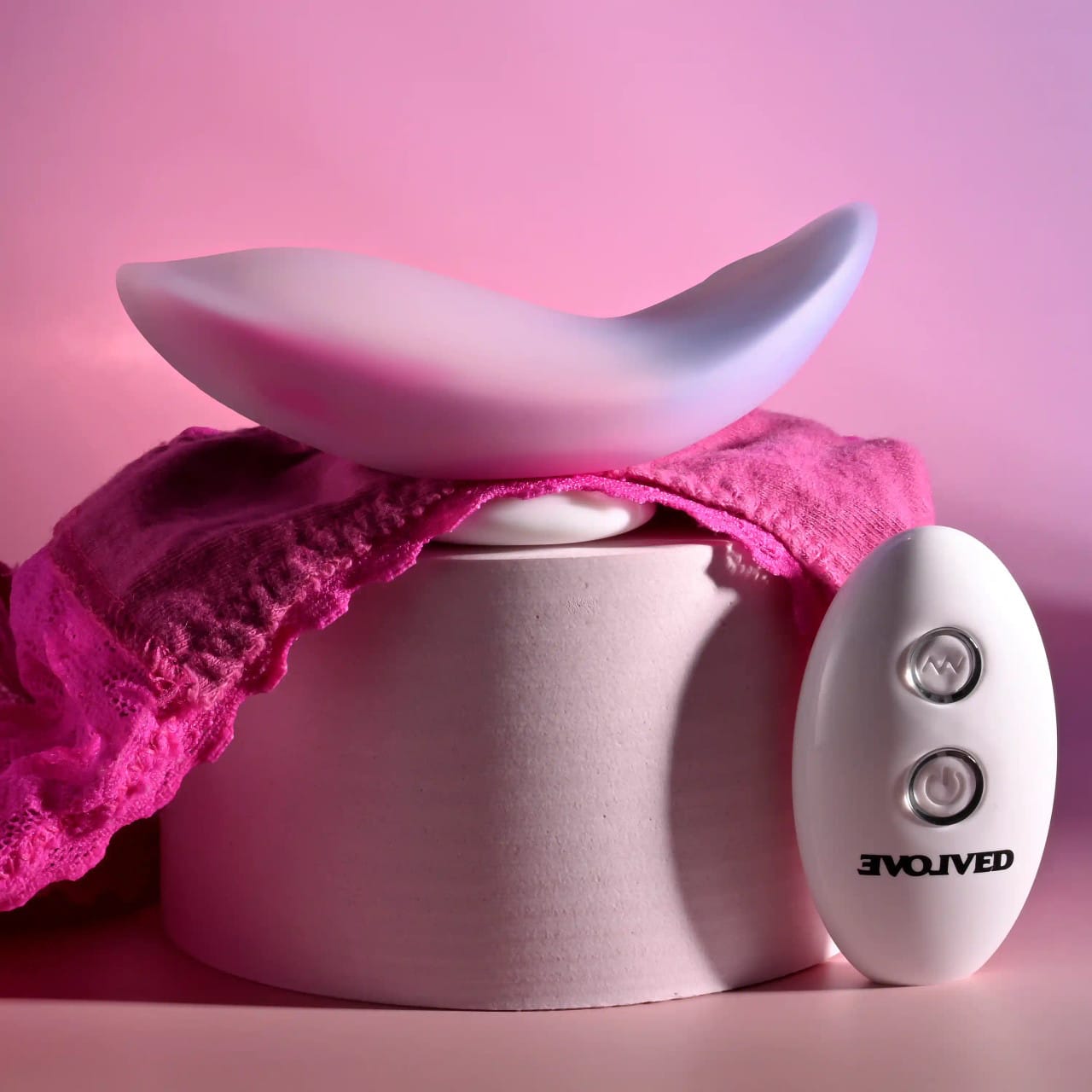 Evolved - Paradise Panty Remote-Controlled Wearable Vibrator (White) EV1211 Durio.sg