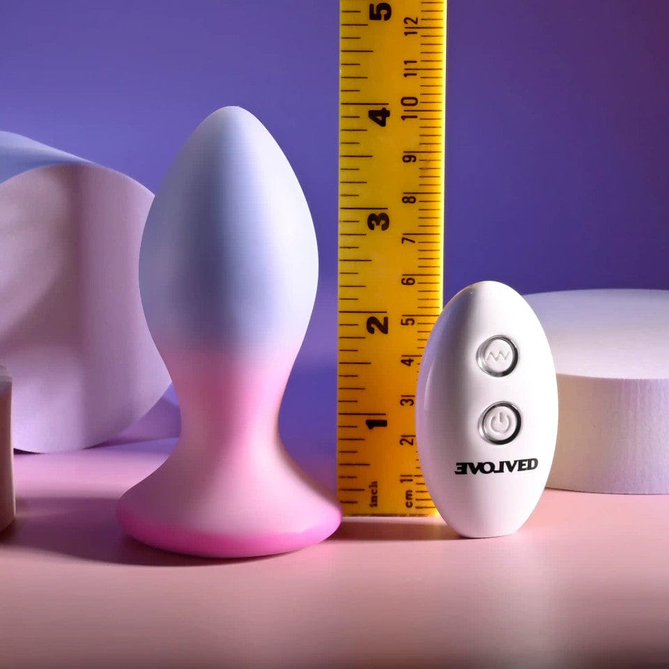 Evolved - Paradise Remote Control Vibrating Anal Plug (Purple) EV1192 Durio.sg