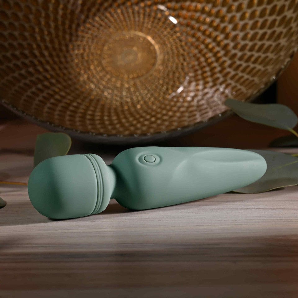 Evolved - Rumble Vibrating Mini Wand Massager (Green) EV1190 Durio.sg