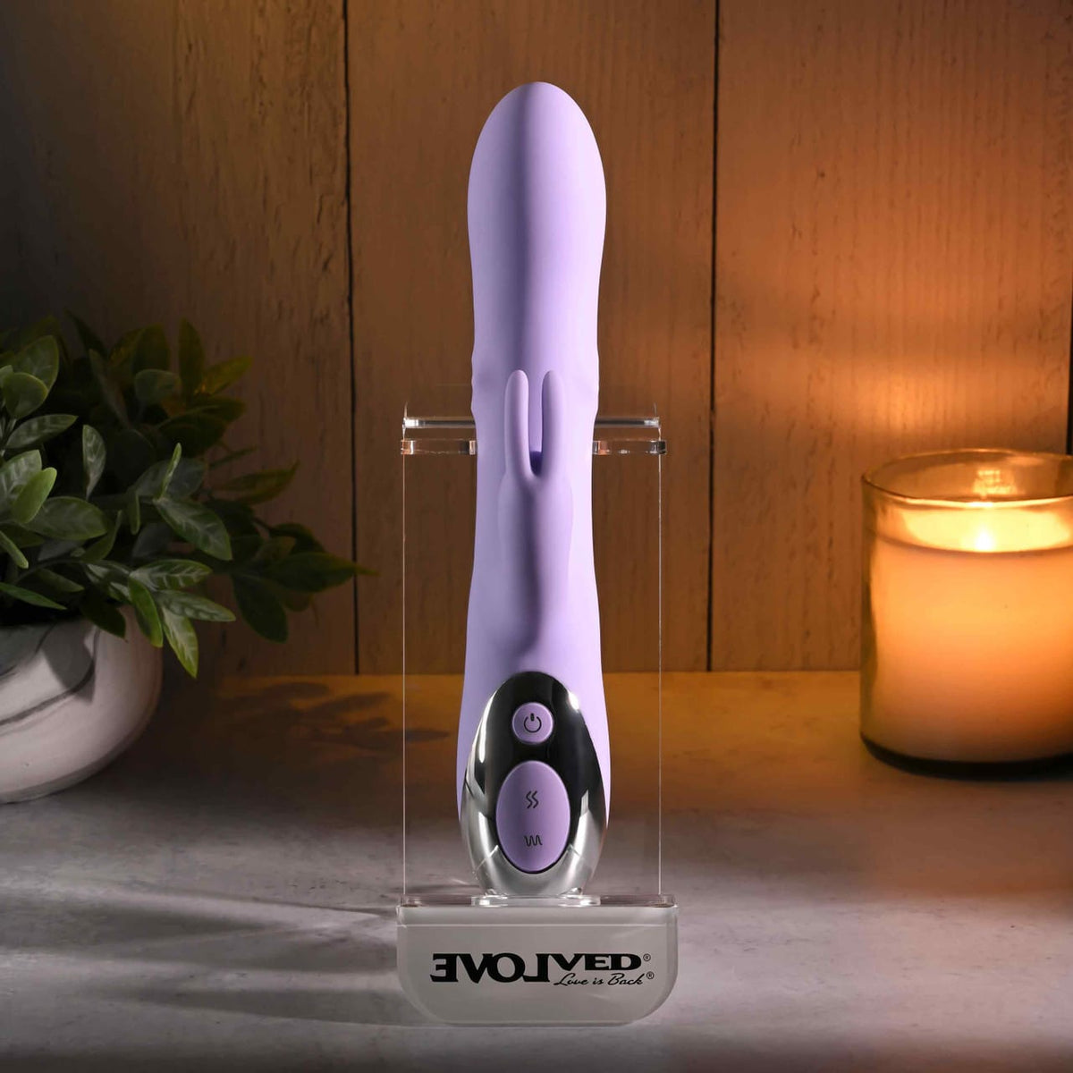 Evolved - Spinderella Rotating Rabbit Vibrator (Purple) EV1216 Durio.sg