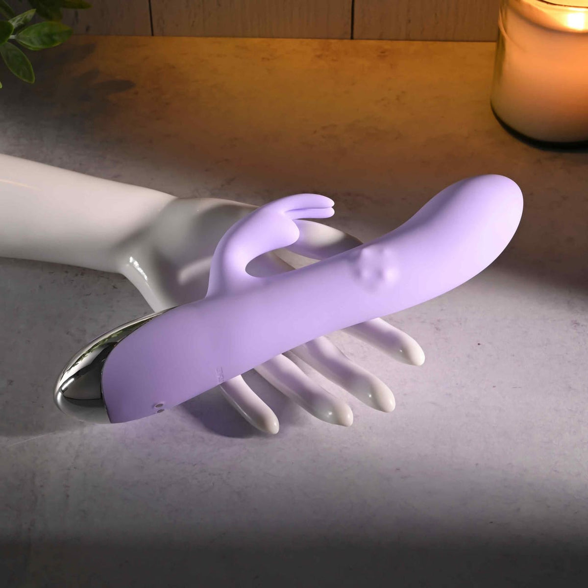Evolved - Spinderella Rotating Rabbit Vibrator (Purple) EV1216 Durio.sg