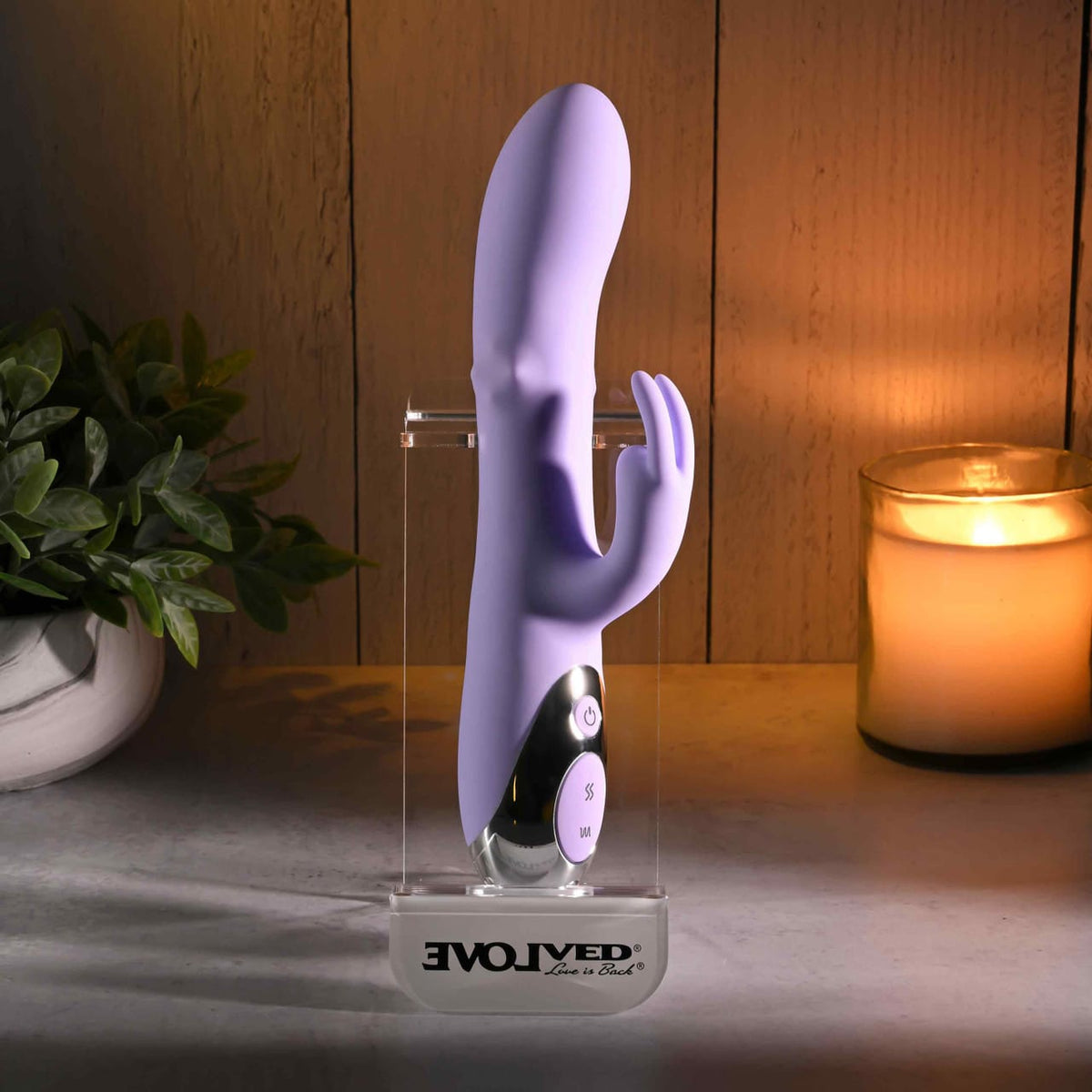 Evolved - Spinderella Rotating Rabbit Vibrator (Purple) EV1216 Durio.sg