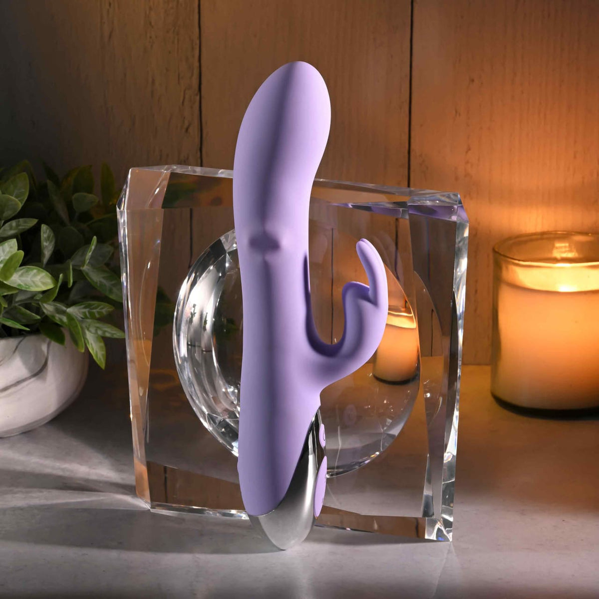 Evolved - Spinderella Rotating Rabbit Vibrator (Purple) EV1216 Durio.sg