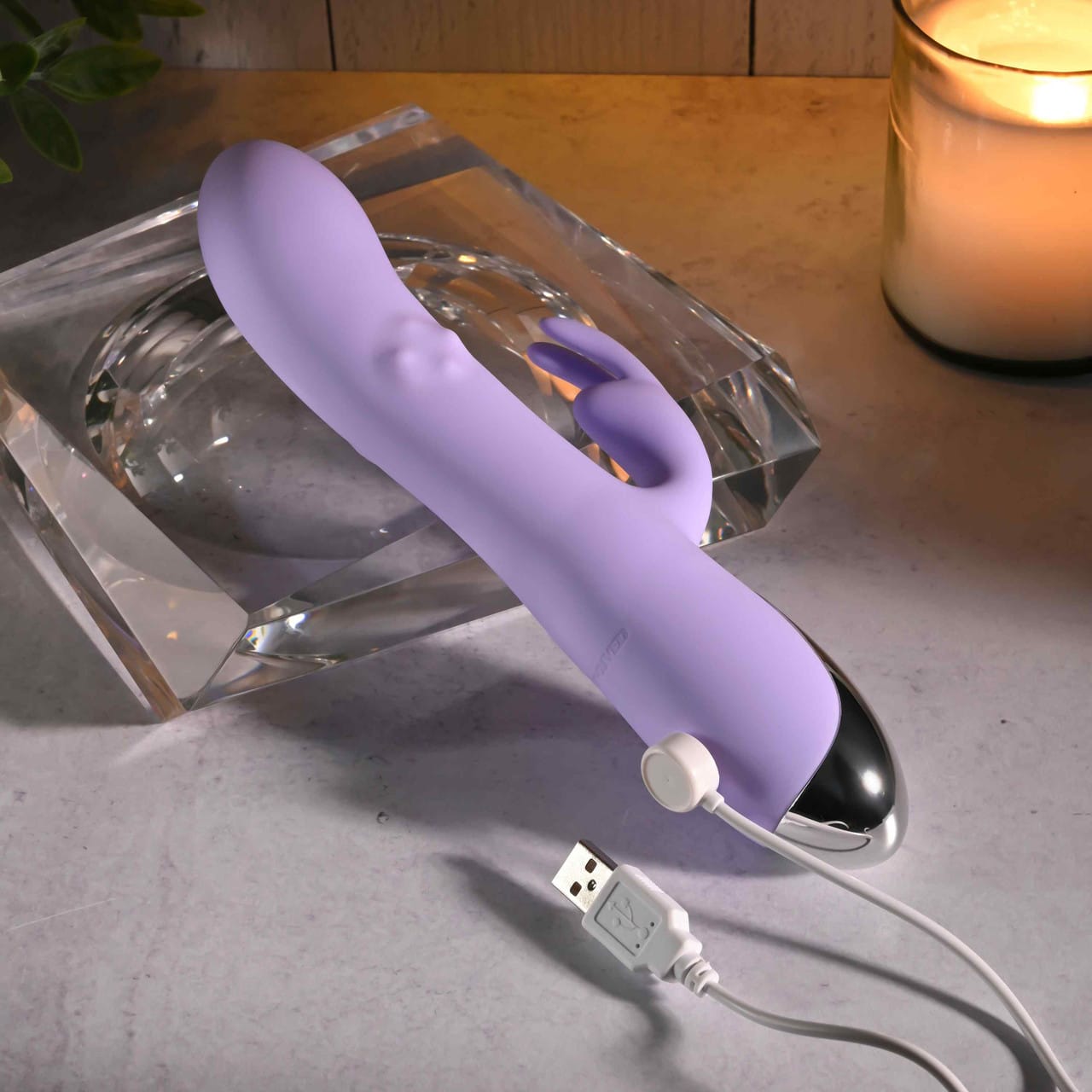 Evolved - Spinderella Rotating Rabbit Vibrator (Purple) EV1216 Durio.sg