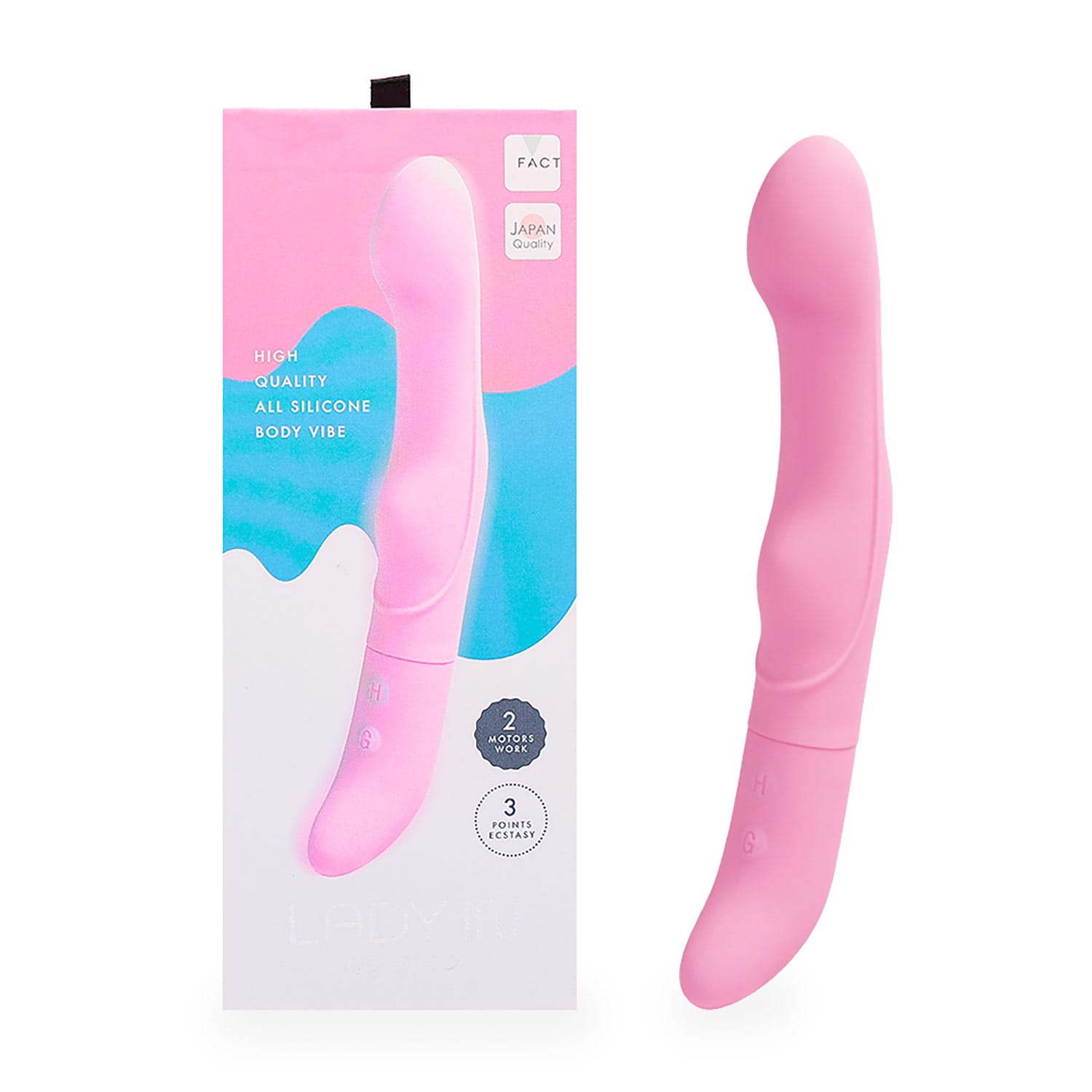 FACT - Lady Japan Silicone G Spot Vibrator OT1274 Durio.sg