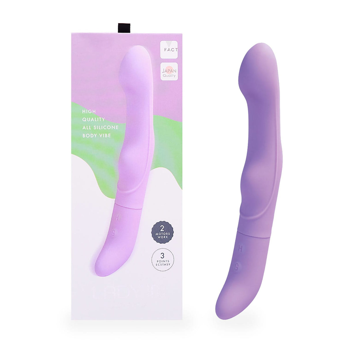 FACT - Lady Japan Silicone G Spot Vibrator OT1273 Durio.sg