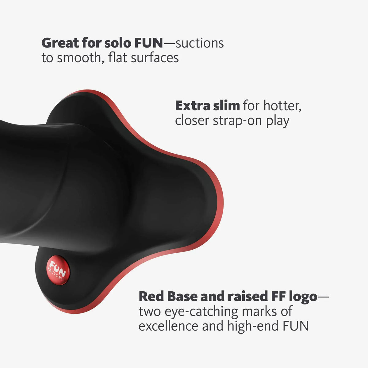 Fun Factory - The Boss Stub G Spot Dildo (Black) FF1197 Durio.sg