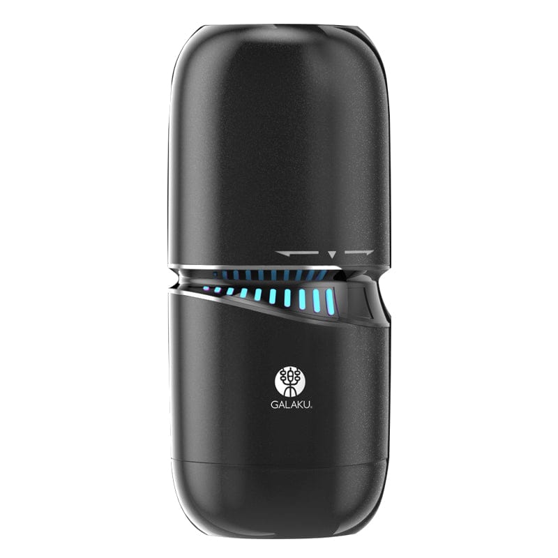Galaku - Little Cannon Rotating Suck Vibrating App-Controlled Masturbator (Black) GLK1001 Durio.sg