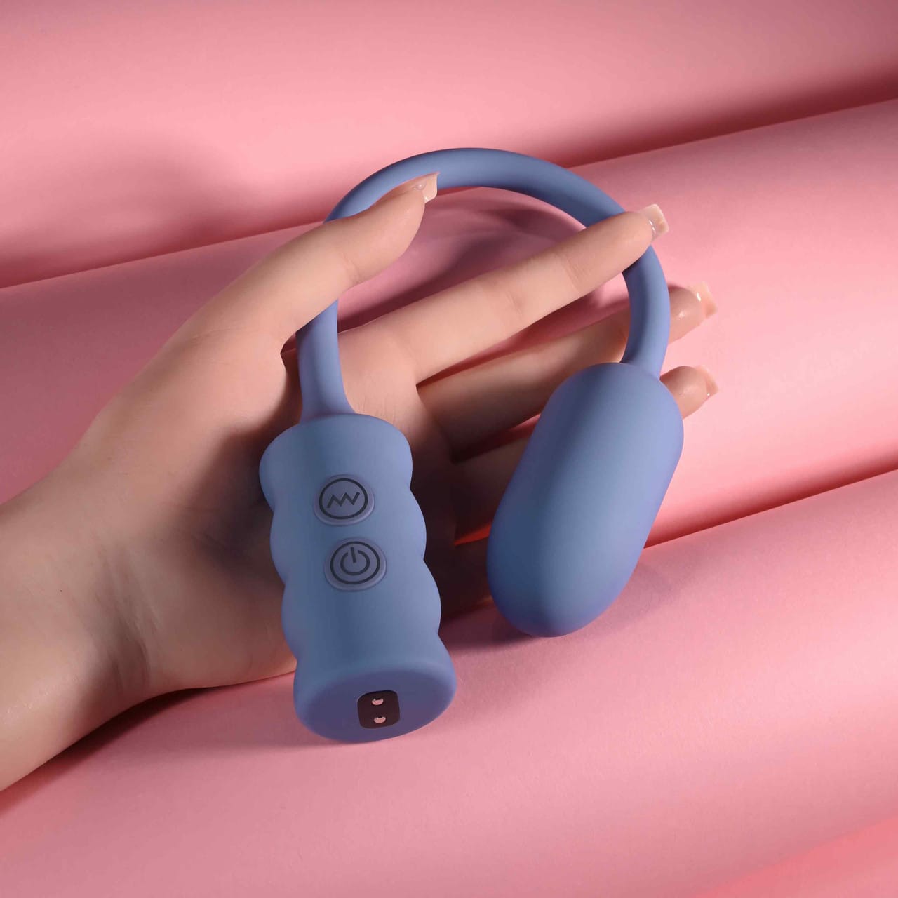 Gender X - Egg-streme Rechargeable Clitoral Vibrating Egg (Blue) GX1004 Durio.sg