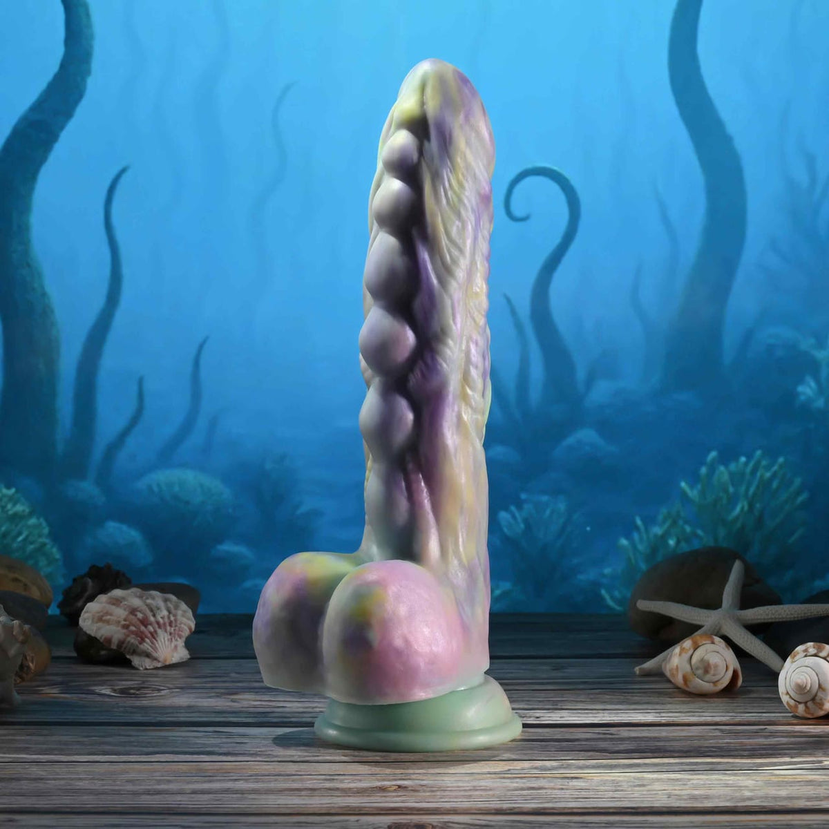Gender X - Monster’s Ball Remote-Controlled Thrusting Fantasy Dildo (Multi Colour) GX1001 Durio.sg