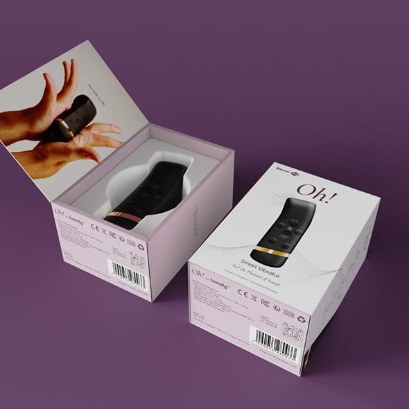 Handy - The Oh! Discreet App-Controlled Vibrator (Black) HD1008 Durio.sg