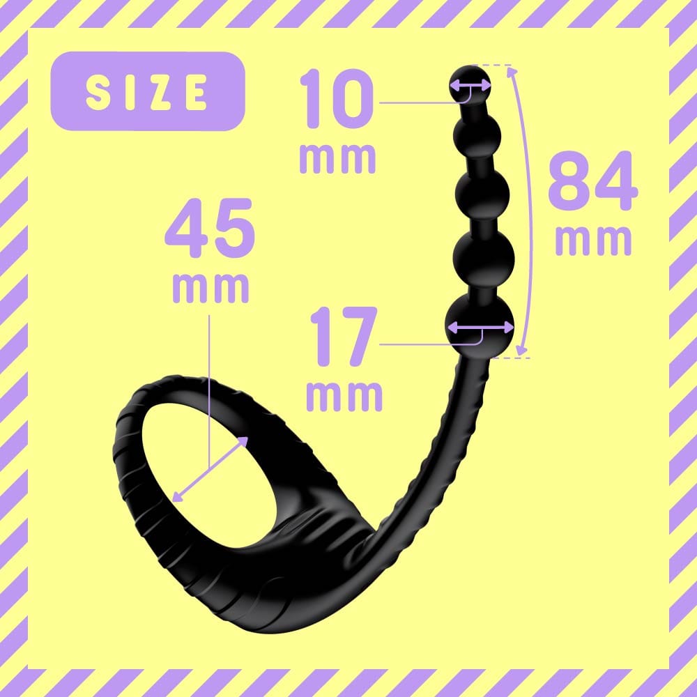 Hato Pura - Super Beginner 10 Remote Controlled Vibrating Anal Beads HTP1045 Durio.sg