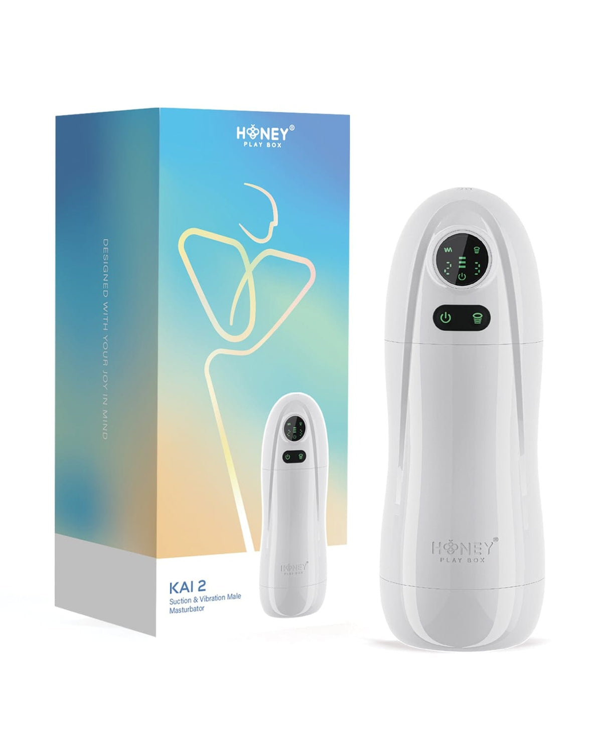Honey Play Box - Kai 2 Automatic Suction Male Masturbator (White) OT1307 Durio.sg