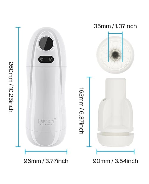 Honey Play Box - Kai 2 Automatic Suction Male Masturbator (White) OT1307 Durio.sg