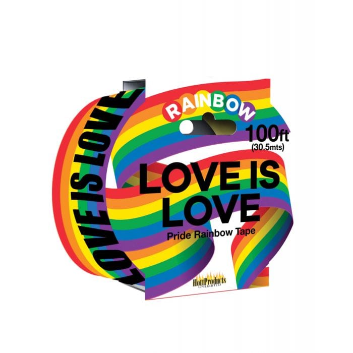 Hott Products - Love Is Love Rainbow Style Caution Party Tape (Rainbow) HTP1016 Durio.sg