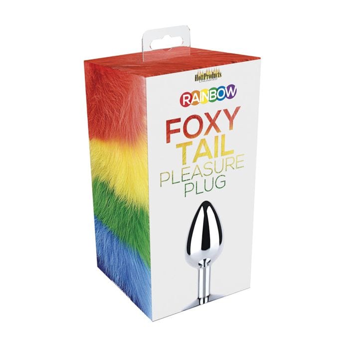 Hott Products - Rainbow Foxy Tail Butt Plug (Rainbow) HTP1017 Durio.sg