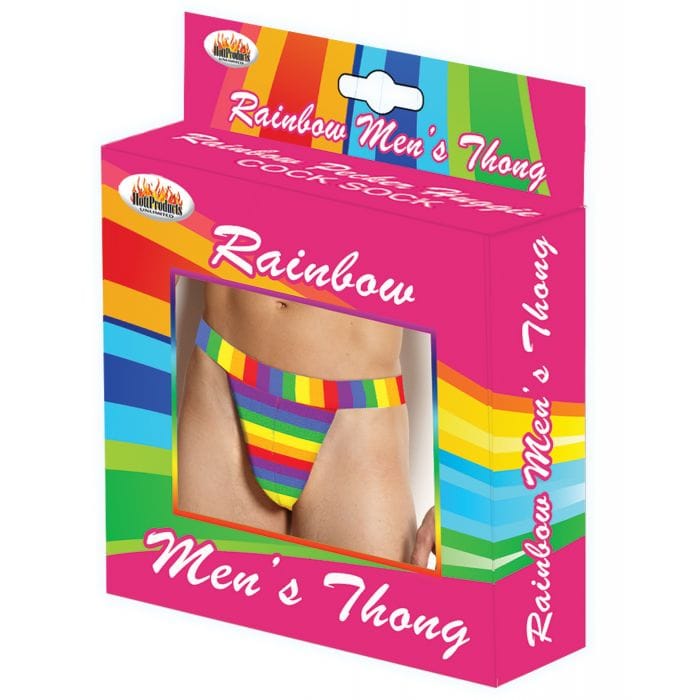 Hott Products - Rainbow Pride Men's Thong Underwear HP1010 Durio.sg