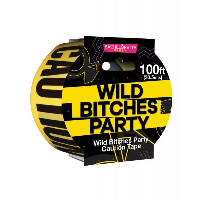 Hott Products - Wild Bitches Caution Party Tape (Yellow) HTP1013 Durio.sg