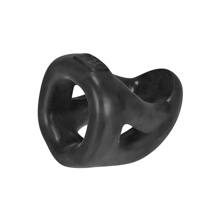 Hunky Junk - Slingshot Three Ring Teardrop Cock Sling (Black) OX1052 Durio.sg