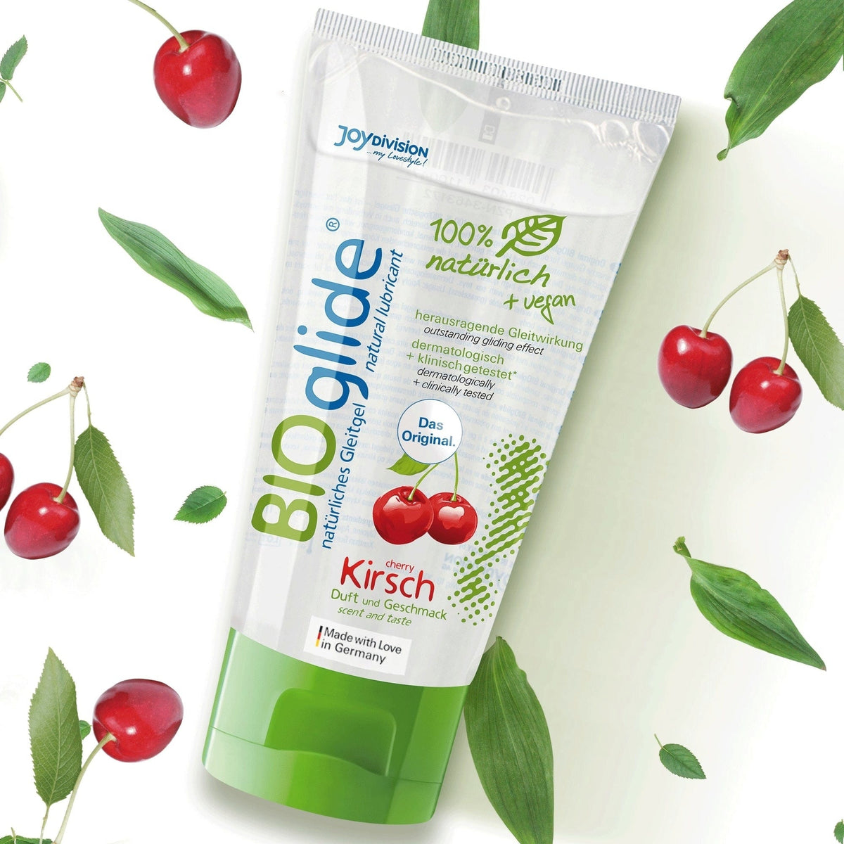 Joy Division - Bioglide Flavoured Cherry Water Based Natural Vegan Lubricant JD1040 Durio.sg
