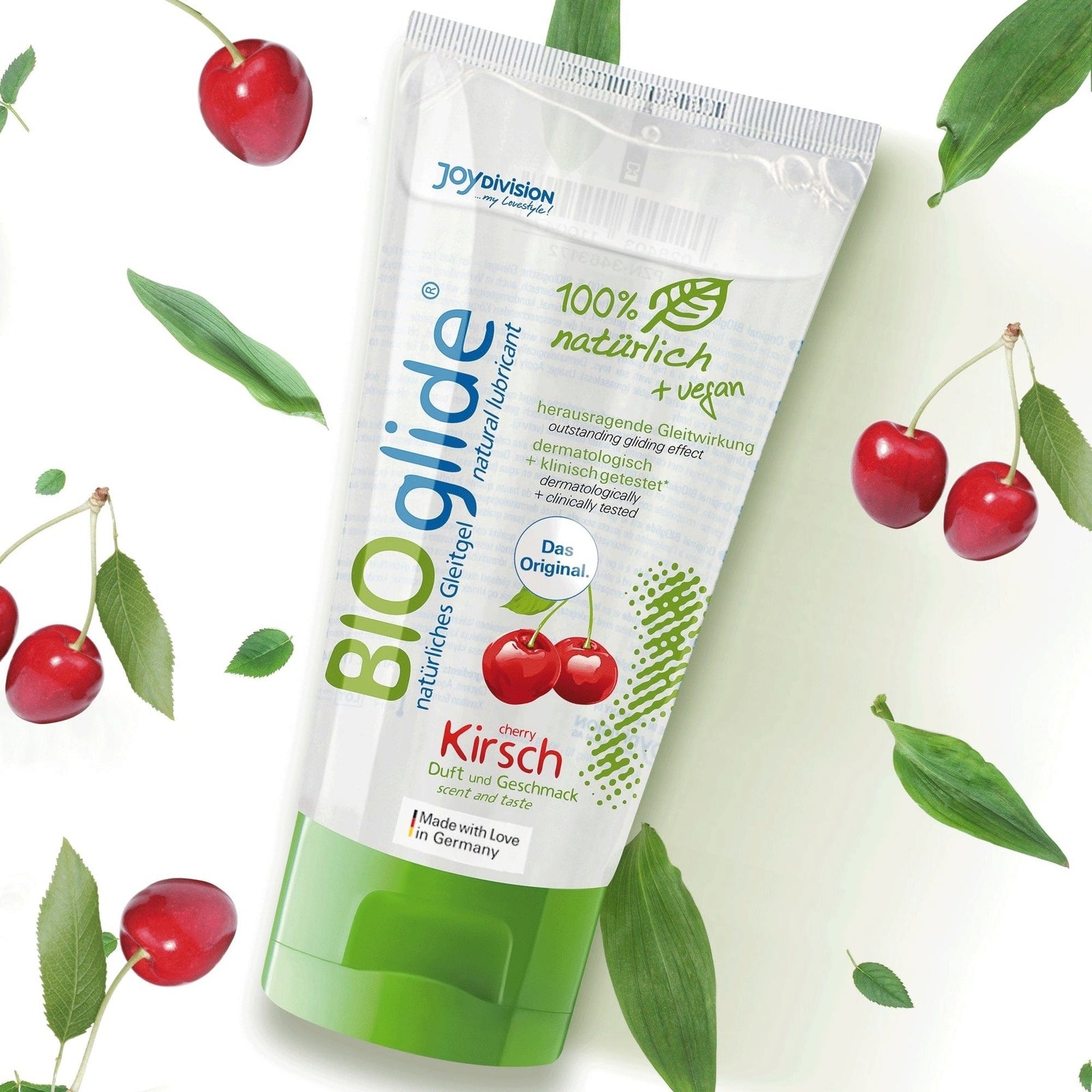 Joy Division - Bioglide Flavoured Cherry Water Based Natural Vegan Lubricant JD1040 Durio.sg