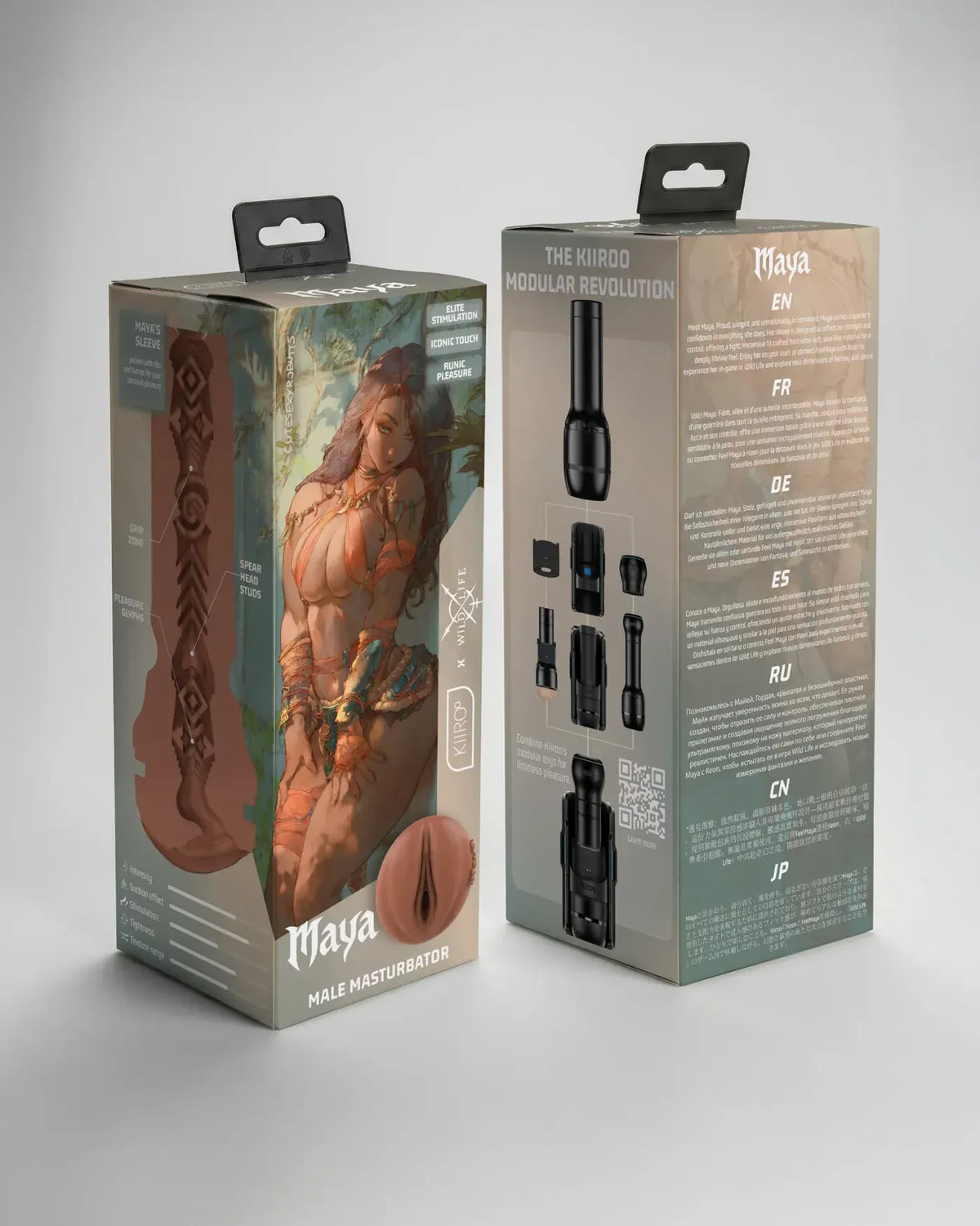 Kiiroo - Feel Maya Wild Life Modular Stroker Masturbator (Beige) KR1097 Durio.sg