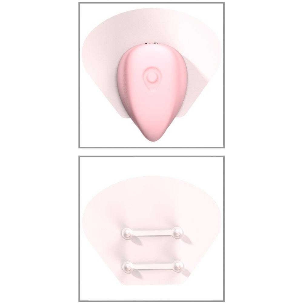 Kiiroo - Luxus App-Controlled Clit Massager Cock Ring Couple's Massager Set (Pink/Blue) KR1059 Durio.sg