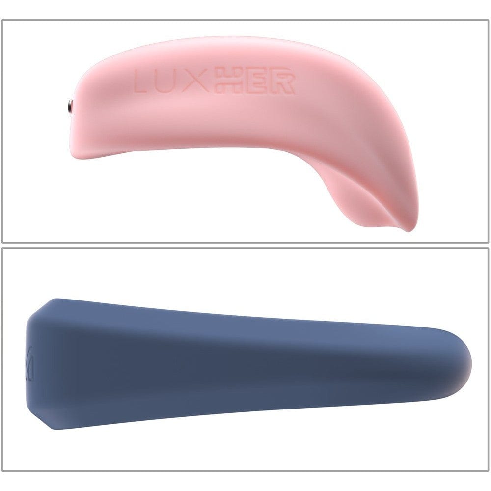 Kiiroo - Luxus App-Controlled Clit Massager Cock Ring Couple's Massager Set (Pink/Blue) KR1059 Durio.sg