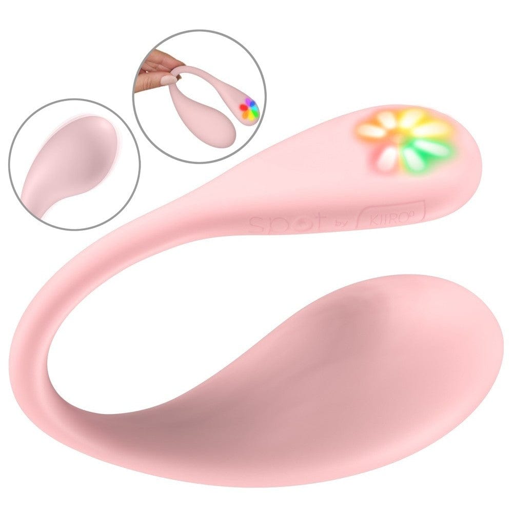 Kiiroo - Spot Kiss Me App-Controlled Wearable Egg Vibrator (Pink) KR1058 Durio.sg