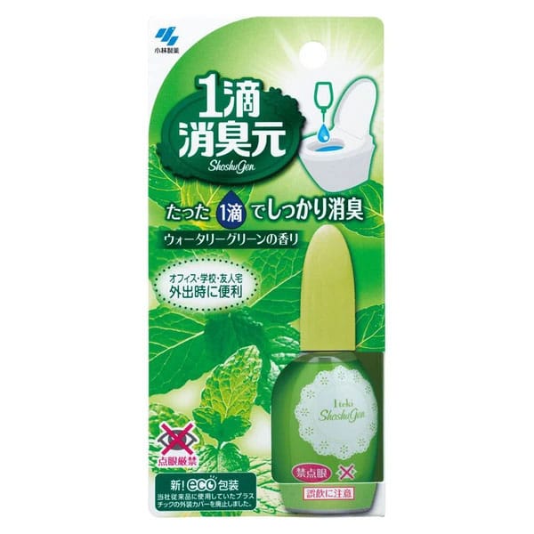 Kobayashi Pharmaceutical - One Drop Watery Green Toilet Deodorizer 20ml (Green) OT1303 Durio.sg