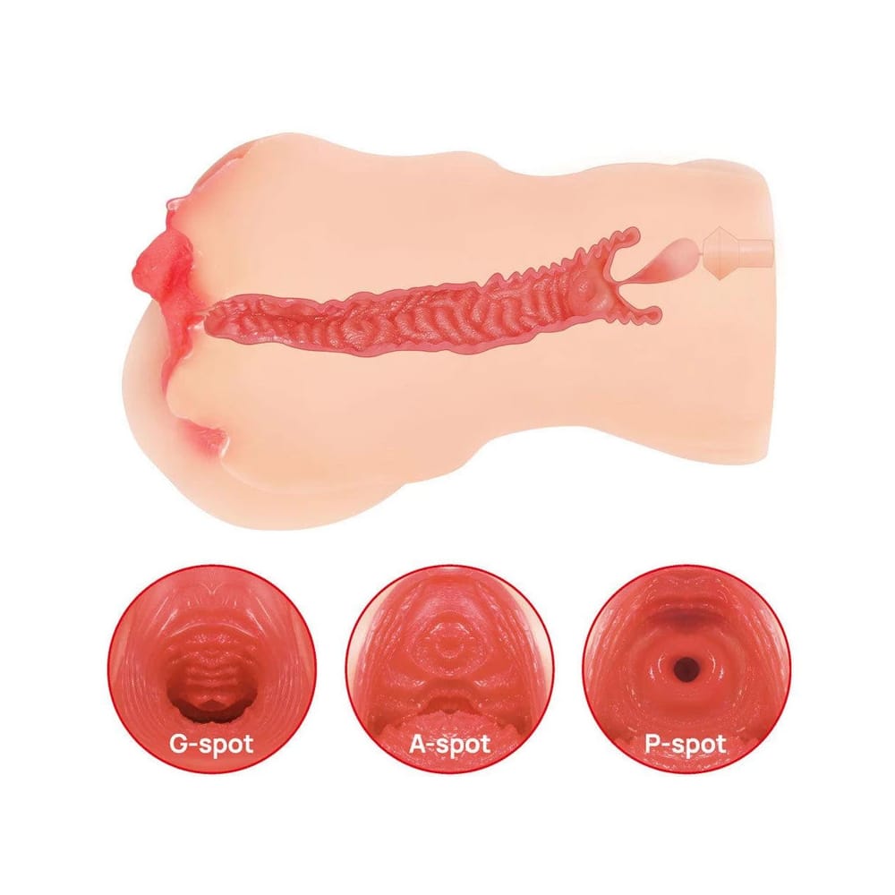 Kokos - Onahole Edition 003 Double Layer By Maria Masturbator (Beige) KK1068 Durio.sg