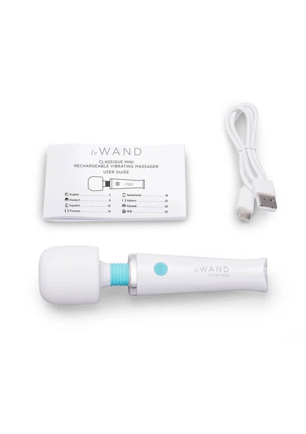 Le Wand - Classique Mini Wand Massager (White) LW1008 Durio.sg