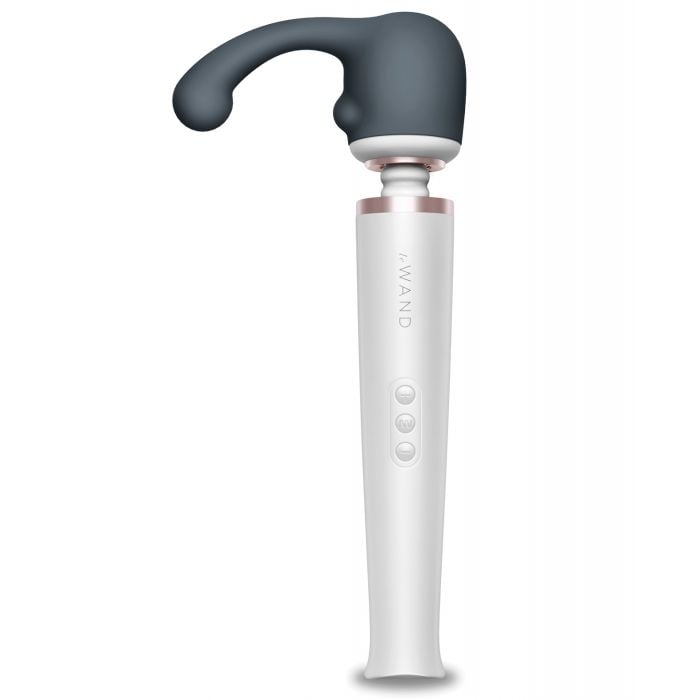 Le Wand - Curve Silicone G Spot Wand Attachment (White) LW1011 Durio.sg