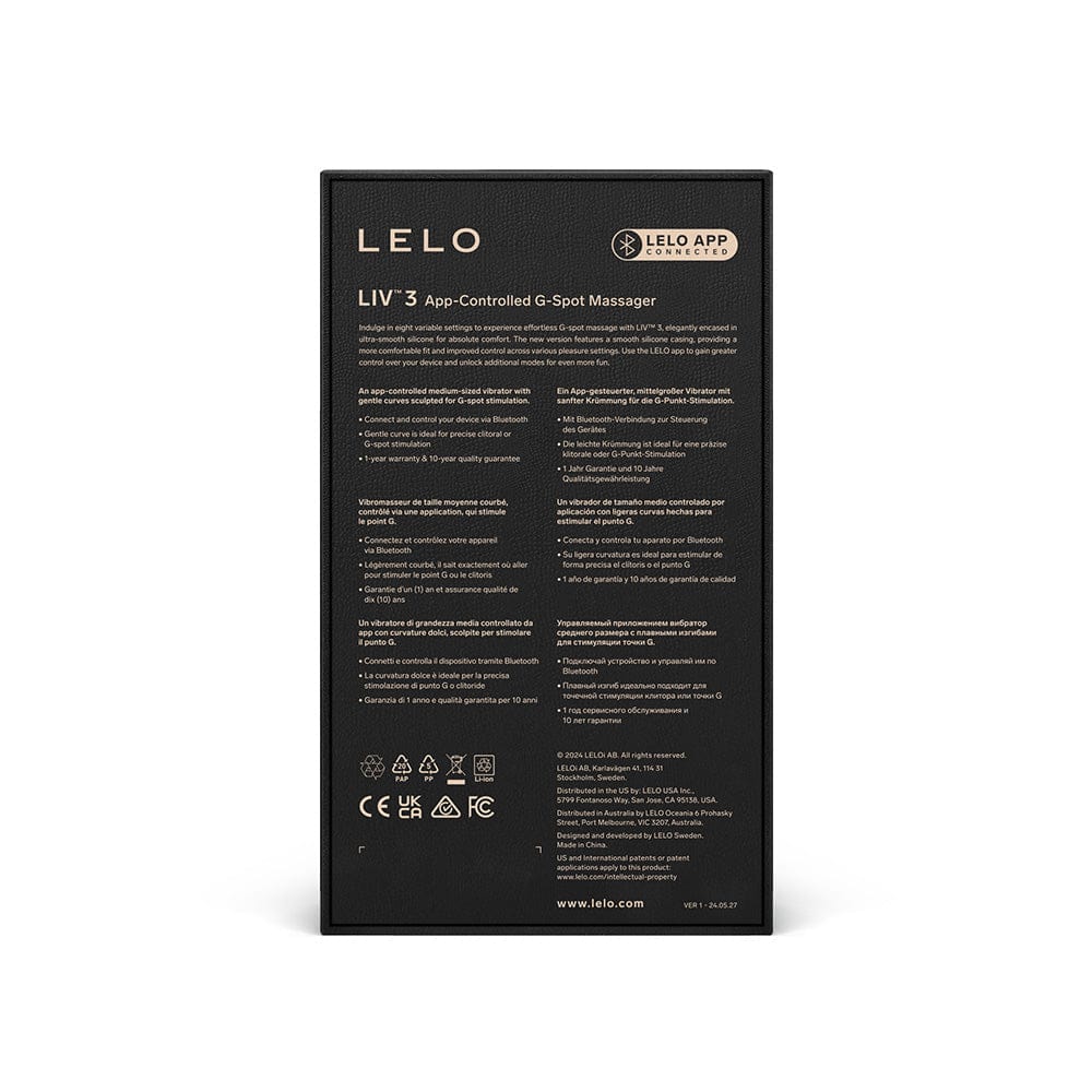 LELO - Liv 3 G Spot Vibrator CherryAffairs